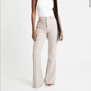 NEW Because of Alice. Dusty Rose wide leg pants. S